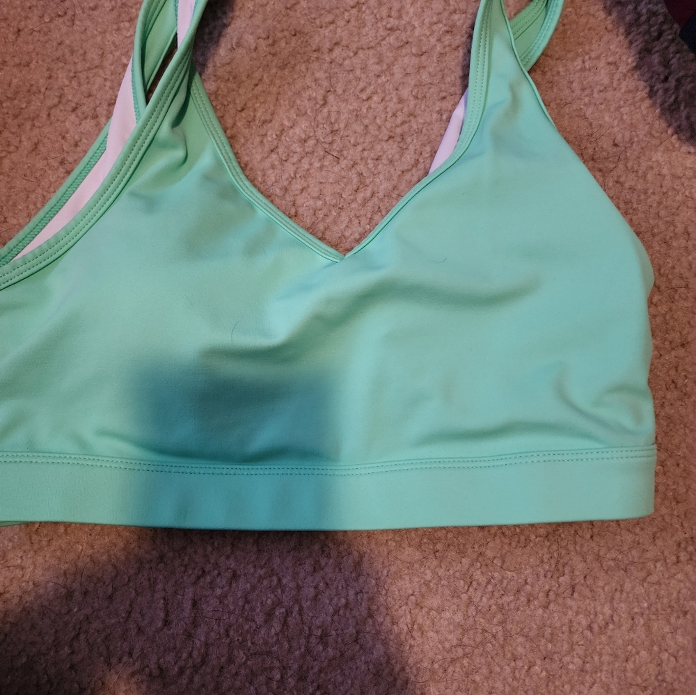 Spring green zyia bra